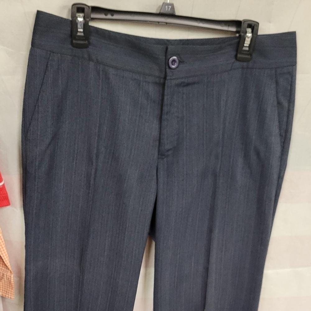 Dockers ideal fit 12 Medium Blue Striped Pants 32 inseam